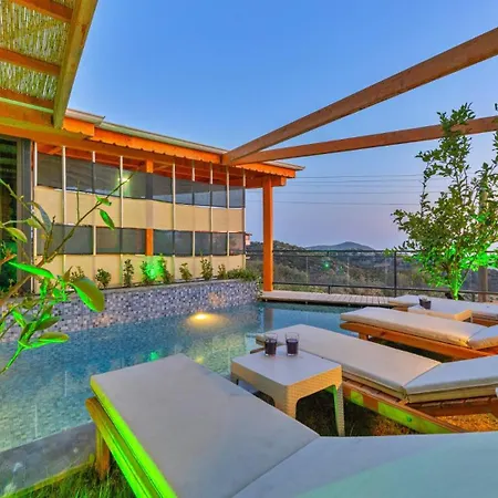 2 Bedroom With Pool - 5 Minutes Drive To The Center Vila Kalkan
